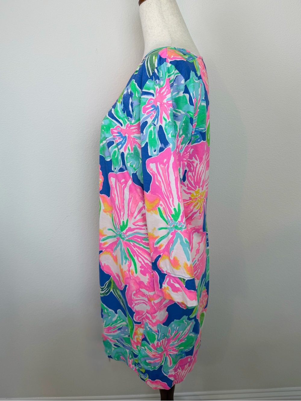Lilly Pulitzer Beckon Blue Marlowe Dress in  Jungle Utopia - Picture 8 of 10